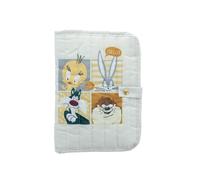 Looney Tunes - Copertina Portadocumenti per Libretto Sanitario Bambino - Tasche Interne - Chiusura a Bottone - Regalo Nascita Bimbo/Bimba - Lavabile a 40 °C - Prodotto Ufficiale Warner Bros