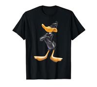 Looney Tunes Daffy Duck Airbrushed Maglietta, Uomo, Nero, 4XL
