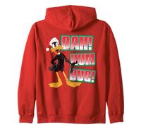 Looney Tunes Daffy Duck Bah Humbug Felpa con Cappuccio