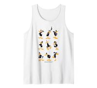 Looney Tunes Daffy Duck Character Poses Canotta
