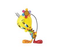 Looney Tunes di Romero Britto - Statuetta di Titti con fiore
