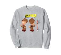 Looney Tunes Elmer Fudd Retro Color Code Felpa