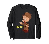 Looney Tunes Elmer Fudd Retro Large Pose Maglia a Manica