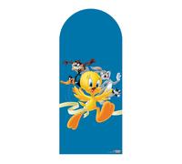 Looney Tunes Finish Line Atletica Cartonato Sfondo Ufficiale Standee Scena