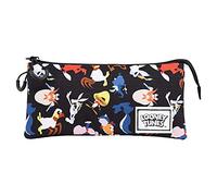Looney Tunes Gang-Astuccio Triplo HS, Multicolore, 23 x 11 cm