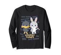 Looney Tunes Gokko Duck And Rabbit Season Maglia a Manica