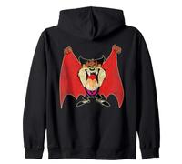 Looney Tunes Halloween Spooky Taz Vampire Felpa con Cappuccio