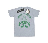 Looney Tunes Maglietta Marvin The Martian Testa Grande Uomo (BI50268)