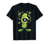 Looney Tunes Marvin Martian Green Stars Maglietta