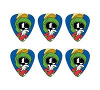 Looney Tunes Marvin The Martian - Plettri per chitarra, calibro medio, set da 6