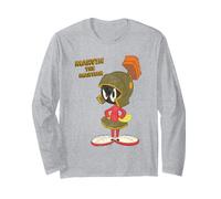 Looney Tunes Marvin The Martian Retro Large Pose Maglia a Manica
