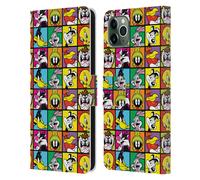 LOONEY TUNES MODELLI CUSTODIA COVER A PORTAFOGLIO PER APPLE iPHONE TELEFONI