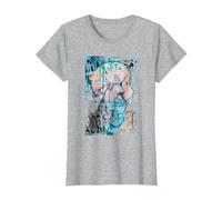 Looney Tunes Painting Porky Maglietta, Donna, Grigio Melange, 3XL