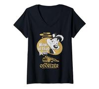 Looney Tunes Pepe Le Pew Odorizer Maglietta con Collo a V