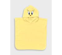 LOONEY TUNES - Poncho da Bagno Titti 55×58 cm - Asciugamano in Spugna Morbida 100% Cotone - Per Neonati e Bambini fino a 5 Anni - Accessorio Doccia Bimba/Bimbo - Prodotto Ufficiale Warner Bros
