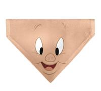 Looney Tunes Porky Pig Face Close Up Peach Slip On Collar Bandana Only