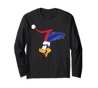 Looney Tunes Road Runner Santa Hat Maglia a Manica