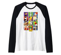 Looney Tunes Square Portraits Maglia con Maniche Raglan