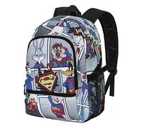 Looney Tunes Super Tunes-Zaino Fight FAN 2.0, Grigio, 31 x 44 cm, Capacità 24 L