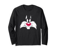 Looney Tunes Sylvester Face Maglia a Manica