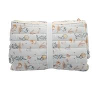Looney Tunes - Tappetino Fasciatoio Nomade Bebè/Bambini 70×50 cm - Tasche con Zip - Spugna Confortevole e Impermeabile - Materassino Cambio da Viaggio o Passeggino - Prodotto Ufficiale Warner Bros