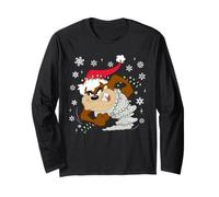 Looney Tunes Taz Christmas Lights Maglia a Manica