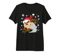 Looney Tunes Taz Christmas Lights Maglietta Premium