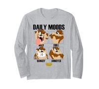 Looney Tunes Taz Daily Moods Maglia a Manica