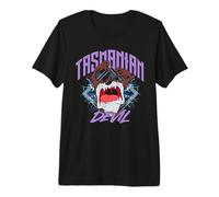 Looney Tunes Tazmanian Devil Rock Maglietta Premium