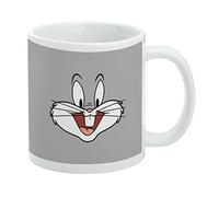 Looney Tunes Tazza da caffè in ceramica con faccia di insetti, novità regalo per caffè, tè e bevande calde, 325 ml, bianco