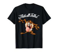 Looney Tunes That's all Folks Taz Dark Maglietta