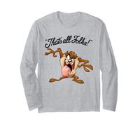 Looney Tunes That's all Folks Taz Light Maglia a Manica