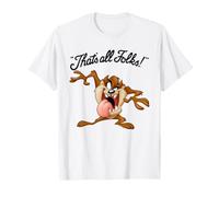 Looney Tunes That's all Folks Taz Light Maglietta