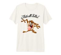 Looney Tunes That's all Folks Taz Light Maglietta Premium