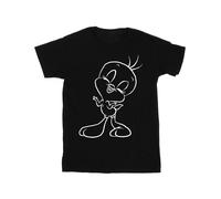 Looney Tunes Tweety Pie Outline Maglietta Uomo (BI35184)