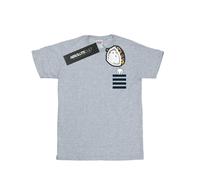 Looney Tunes Tweety Pie Striped Faux Pocket Maglietta Ampia Donna (BI31253)