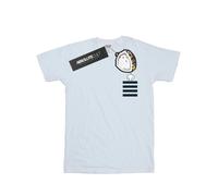 Looney Tunes Tweety Pie Striped Faux Pocket Maglietta Ampia Donna (BI31253)