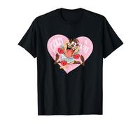 Looney Tunes Valentine's Day Taz Crazy in Love Maglietta