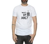 Looney Tunes What's Up Doc Maglietta Bugs Bunny A Strisce Uomo (BI1360)