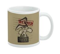 Looney Tunes Wile E. Coyote BUSTED - Tazza da caffè in ceramica per caffè, tè e bevande calde, 325 ml, colore: bianco