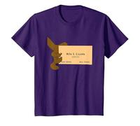 Looney Tunes Wile E. Coyote Genius Maglietta, Bambini, Viola, 8 Anni