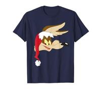 Looney Tunes Wile E Coyote Santa Hat Maglietta