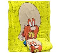 LOONEY TUNES Yosemite Sam Character Coperta super morbida al tatto setoso - 152 x 127 cm