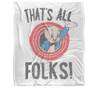 Looney TunesThats All Folks Porky Pig Coperta (TV18952)