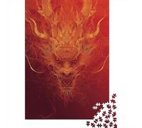 Loong Puzzle Impossibili 1000Pcs arte della fiamma Decorazione Per La Casa. Giochi Rilassamento E Intelligence Per Adulti E Ragazzi Da 14 Anni 1000pcs (75x50cm)