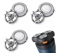 LOOOKSHE Confezione da 3 lame in acciaio inox compatibili con decespugliatori 1000 2000 3000 5000 AT8xx AT7xx PT7xx, testine di ricambio per rasoio Philips serie SH30/SH50, rasatura elettrica da uomo