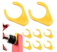 Loop per pedali per bicicletta, pedali fibbie per bicicletta - Set di 10 fibbie per biciclette pieghevoli, meccanismo di bloccaggio ad alta resistenza, evitare lo sblocco automatico per