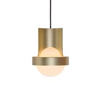 Loop Single Lampadario Grande Oro con Sphere IV