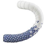 LOOP TAPE, NASTRO, WHITE/BLUE, Deda logo texture, double layer, gel adhesive, 2,5mm