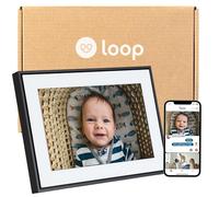 Loop Wi-Fi Digital Picture Frame with Touch Screen, 10-Inch Display, The Only Frame to Offer Text Message Photos Direct to Frame, Easy to use App, Gift to Keep Friends and Family Connected